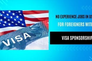 No Experience Jobs in USA For Foreigners With Visa Sponsorship