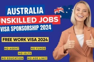 Cleaning jobs in Australia for Foreigners With Visa Sponsorship 2024
