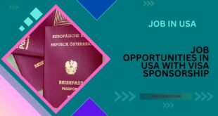 Job Opportunities in USA with VISA Sponsorship