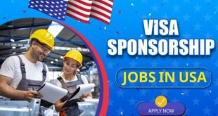 VISA Sponsorship Jobs in USA