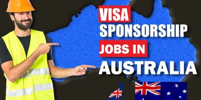 Visa Sponsorship Jobs in Australia 2025